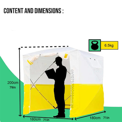 Outdoor Tent, Portable Rainproof and Sunscreen Multi Functional Tent for Camping and Picnicking, Outdoor Camping Equipment