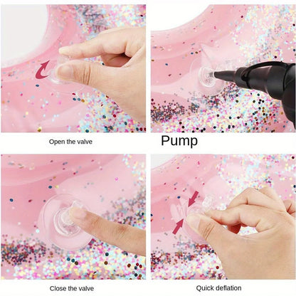 Inflatable Pool Float Swimming Ring for Adults Water Play Swim Tube Swimming Circle Summer Beach Party Float