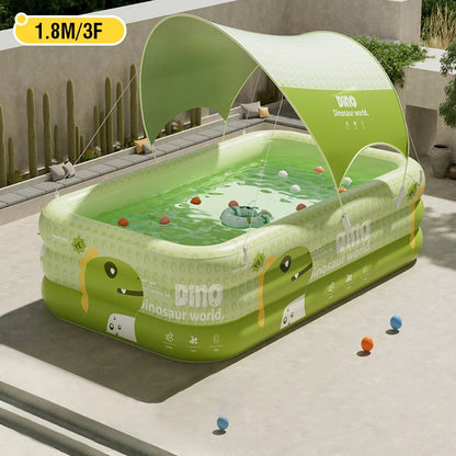 Big Inflatable Pools Removable Framed Large Pools Indoor and Outdoor Family Swimming Pool Folding Play Pool Water Sports Toy