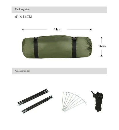 Outdoor Camping, Double Deck, Rainstorm Proof, Wind Proof, Thickened Climbing, Super Light, Hand In Hand, Camping Tent