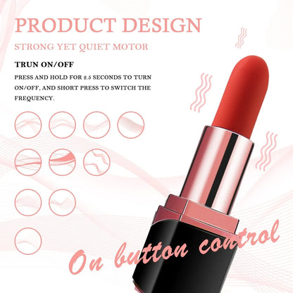 Adult Toys Mini Lipstick Vibrator for Women Masturbation Vibration Nipple Clitoral Vagina Stimulation Female Sex Toys Adults 18