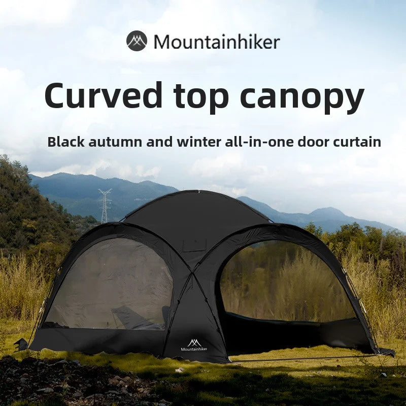 Mountainhiker 8-10 person outdoor camping dome camping tent lightweight luxury round large canopy large sunshade pavilion tent