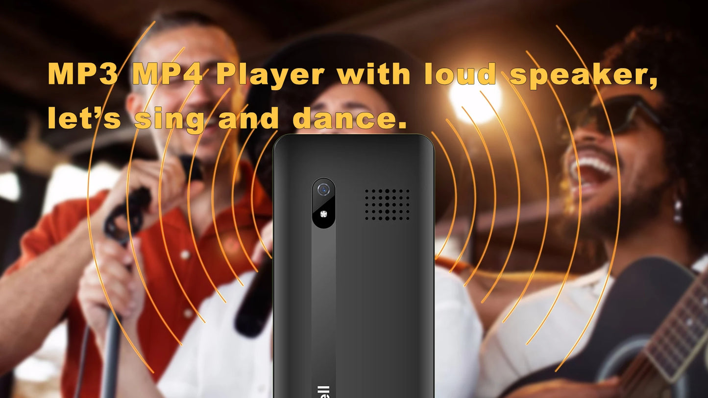 Mocell MC1806 Feature Phone 1.77" Display Digital Camera Dual Sim Loud Speaeker MP3 MP4 FM Radio Sound Recorder Senior Phone