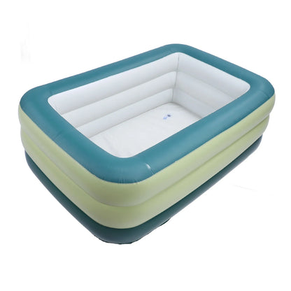 Blow Up Swimming Pool Multifunctional PVC Thickened Foldable Portable Large Capacity Inflatable Pool for Adults for Backyard