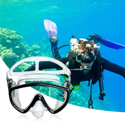 Scuba Diving Mask with Nose Cover Scuba Mask Silicone Skirt Diving Goggles Anti-Fog Swimming Goggles for Adults