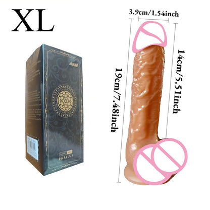 Adult Sex Toys Anal New Realistic Dildo Huge Sucker Soft Dildos for Women Masturbator Female Vagina Massage Anal Plug Product18+