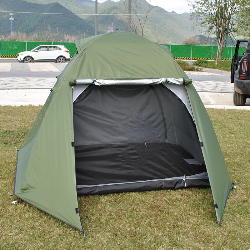 Camping Tent with Rainfly, 2, 3 Person Tent, Set up in 10 Mins, Weatherproof Tent for Camping, Festivals, Backyard, 2 Layers