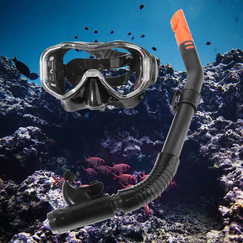Waterproof Underwater Snorkeling Mask Breathing Safe Swimming Snorkeling Glasses Anti Fog with Breathing Tube Women Diving Suit