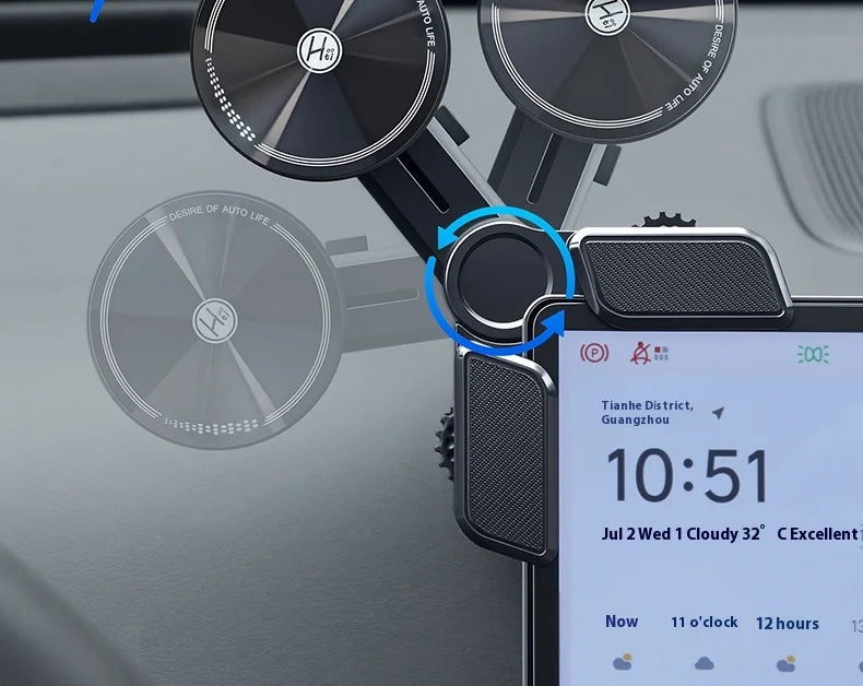 LIXIANG L6L7L8L9mega car mobile phone holder car navigation magnetic wireless ultra-fast charging special accessories