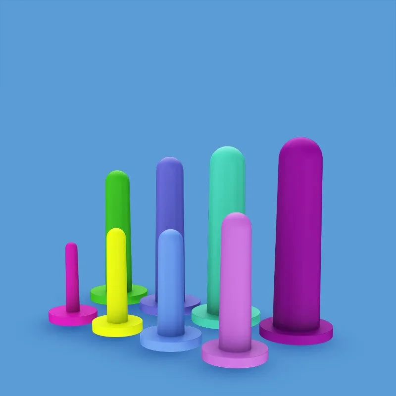 Adult Sex Products 8 Pcs Set Soft Silicone Anal Trainer Kit Extra Long Anal Plug Set Silicone Anal Dilators for Women