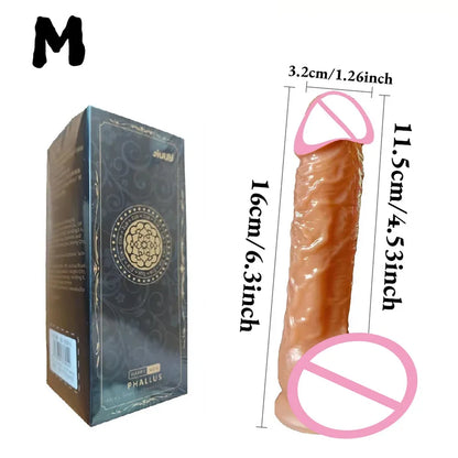 Adult Sex Toys Anal New Realistic Dildo Huge Sucker Soft Dildos for Women Masturbator Female Vagina Massage Anal Plug Product18+