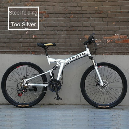 Mountain Bikes Adult Bikes Men's And Women's Variable Speed Bikes Dual Shock Absorbing Folding Mountain Bikes Student Bikes