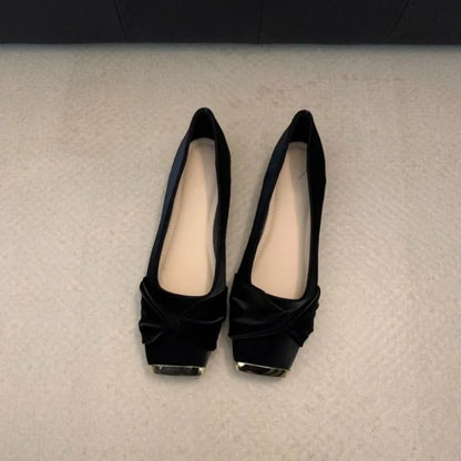 Shoes Woman 2026 Low Heels Female Footwear Autumn Square Toe Casual Sneaker New Summer Comfortable Dress Fall Lace-Up Flat Rome