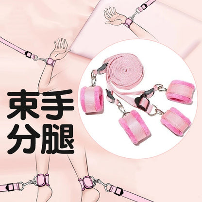 Sex Toys For Woman Couples Bed Handcuffs Gear Bondage Set Ankle Cuff Restraints Strap Adult Game Goods Handcuffs Ankle Cuff Anal
