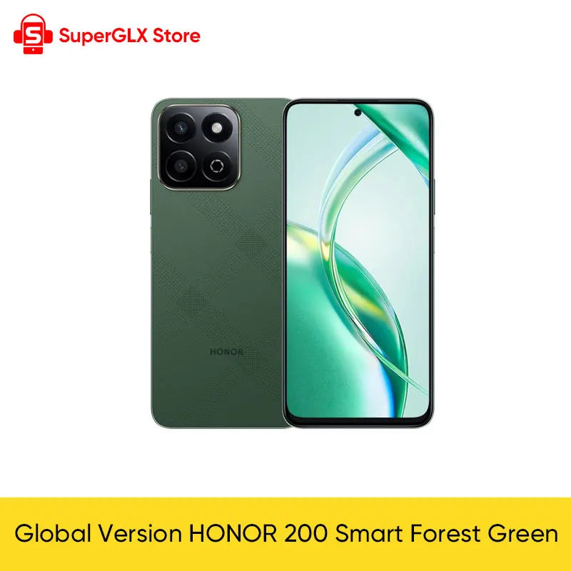 2025 New HONOR 200 Smart Global Version Snapdragon 4 Gen 2 5G Smartphone 6.8'' 120Hz TFT LCD Display 35W HONOR SuperCharge IP64