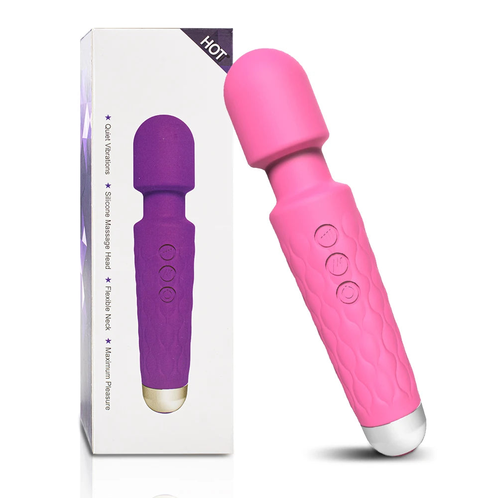 Powerful Vibrating AV Vibrator Magic Wand Clitoris Stimulator Sex Toys for Women G Spot Massager Adult Female Sex Erotic Product
