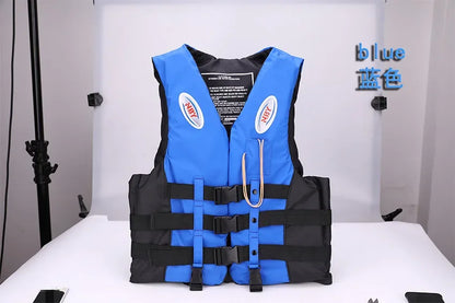 Life Jacket Ski Motorboats Wakeboard Raft Rescue Boat Vest Swimming Fishing Drift Clothing for Adult Children