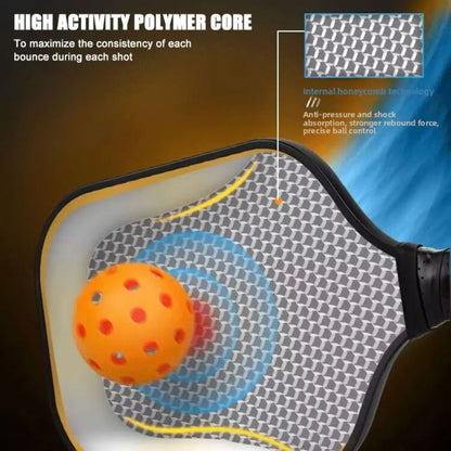 Fashion T700 Pickleball Paddle Carbon Fiber 16MM Pickleball Rackets Set Lightweight USAPA Approved Professional Game Supplies
