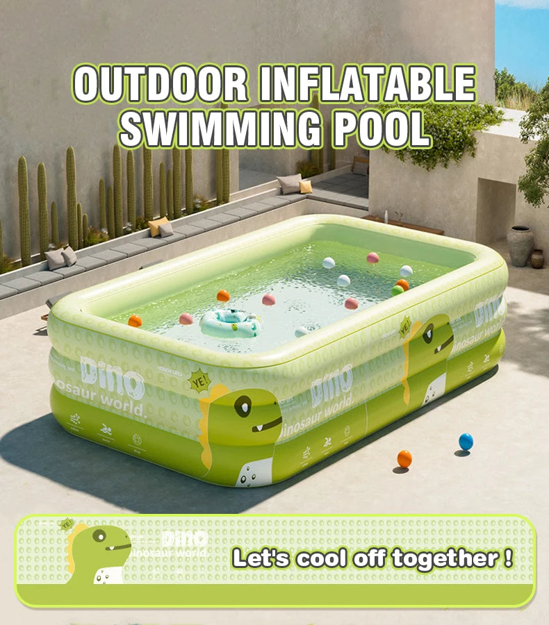Big Inflatable Pools Removable Framed Large Pools Indoor and Outdoor Family Swimming Pool Folding Play Pool Water Sports Toy