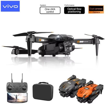 VIVO D88 Drone 8K Aerial HD Dual Camera Photography Intelligent Obstacle Avoidance Brushless Motor 5G WIFI GPS Return VR Drone