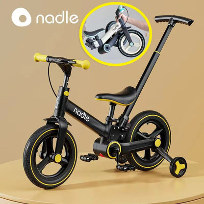 Children's bicycle balance bike 4-in-1  1-6-year-old girl boy pedal folding bike