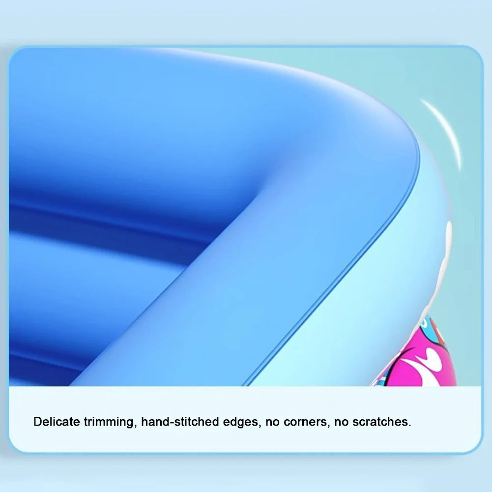 Inflatable Swimming Pool Large Family Pools 120cm Rectangle Framed Children Swimming Pool Summer Outdoor Pool Baby Bathtub Toys