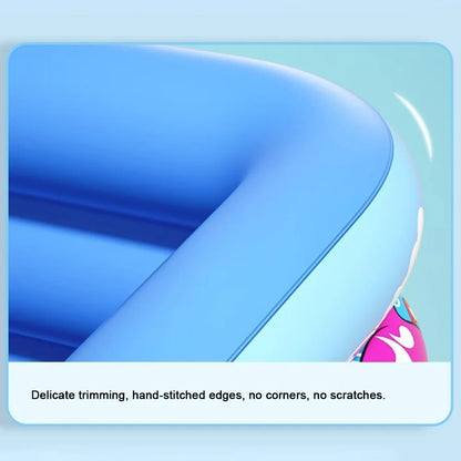 Inflatable Swimming Pool Large Family Pools 120cm Rectangle Framed Children Swimming Pool Summer Outdoor Pool Baby Bathtub Toys