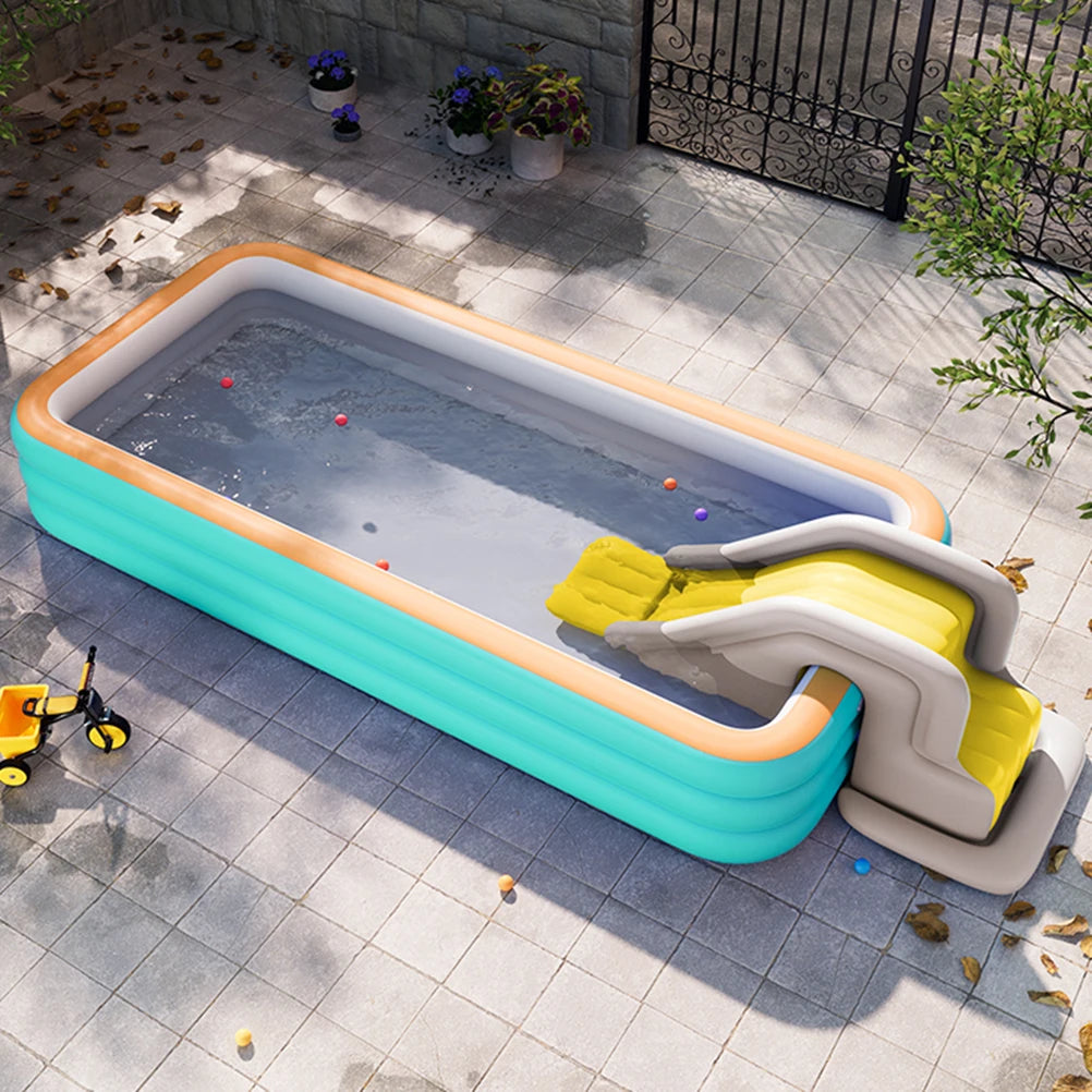 Inflatable Water Slide Compact Inflatable Climbing Wall Water Slide Easy Using High Quality Park Outdoor Summer Fun for Kids
