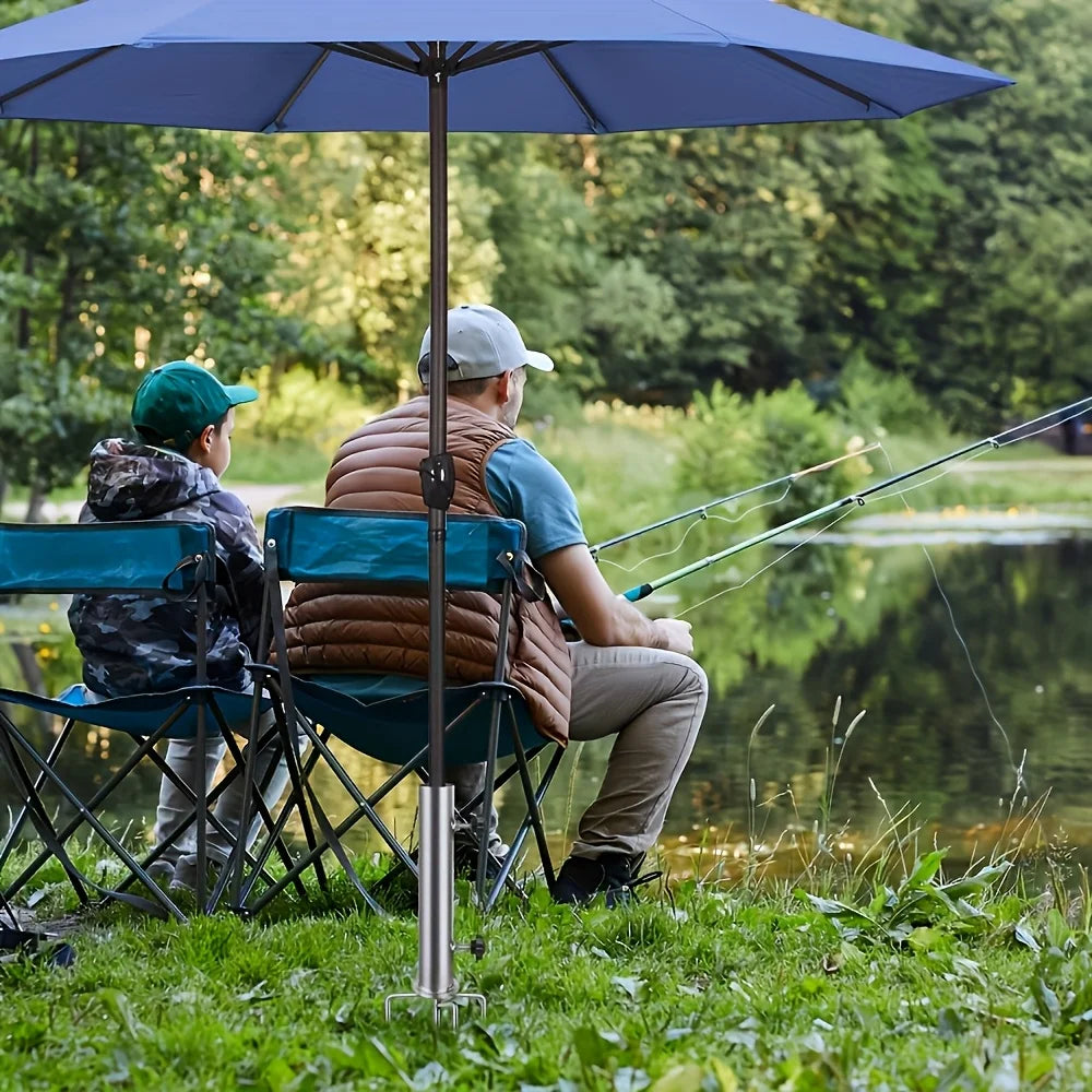 Camping tent frame with ground pegs - a sturdy frame suitable for patio, garden, beach and outdoor use.