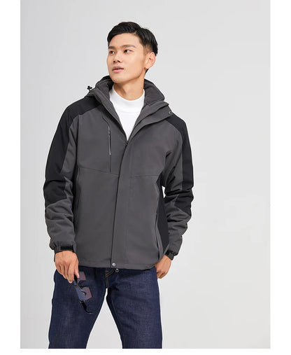 Jackets for Men's Winter Wear Windproof Keep Warm Waterproof Climbing Hiking  Mountaineering Clothing Coat Soft Shell Jackets