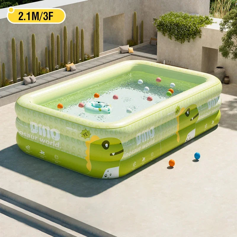 Big Inflatable Pools Removable Framed Large Pools Indoor and Outdoor Family Swimming Pool Folding Play Pool Water Sports Toy