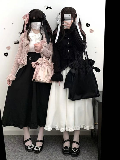 French Vintage Flower Print Skirt Women Elegant Evening Party A-line Skirts Y2k High Waist Mid-length Skirts 2025 Summer Fashion