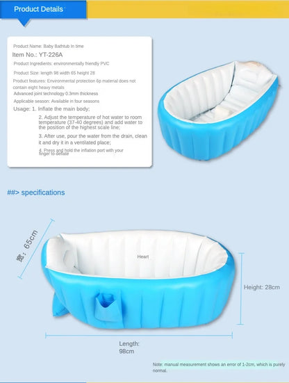 inflatable bathtubs, large-sized thickened non-adult swimming pools, baby water basins