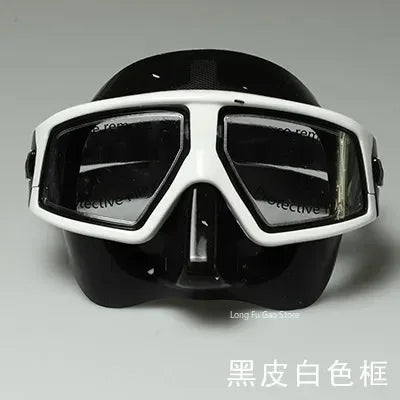Freediving Mask Half Face Light Weight Low Volume Free Diving Goggles Silica Gel Diving Equipment