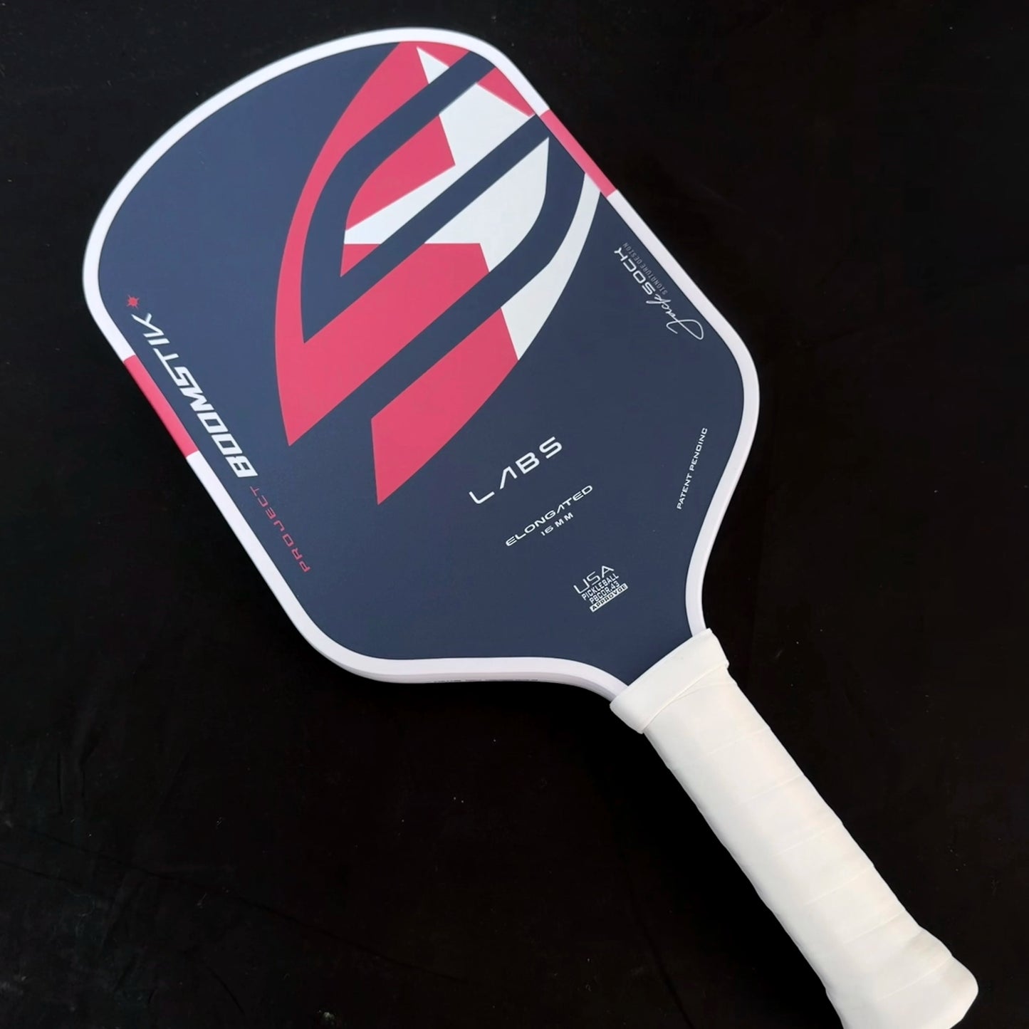 LABS Project Boomstk Elongated Pickleball Paddle 16mm Boom Core Racket Pure Foam Paddle