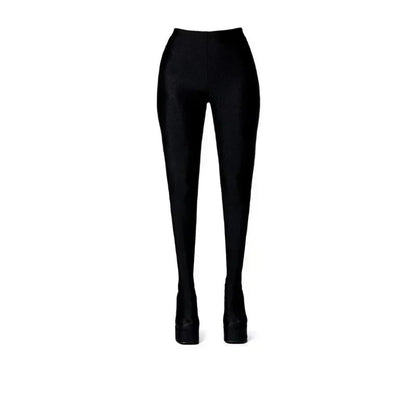 2024 New Pants Jumpsuit Boots Elastic Cloth Boots Racing Party Super Cool Square Head Waterproof Platform Thick Heel Boots 35-46