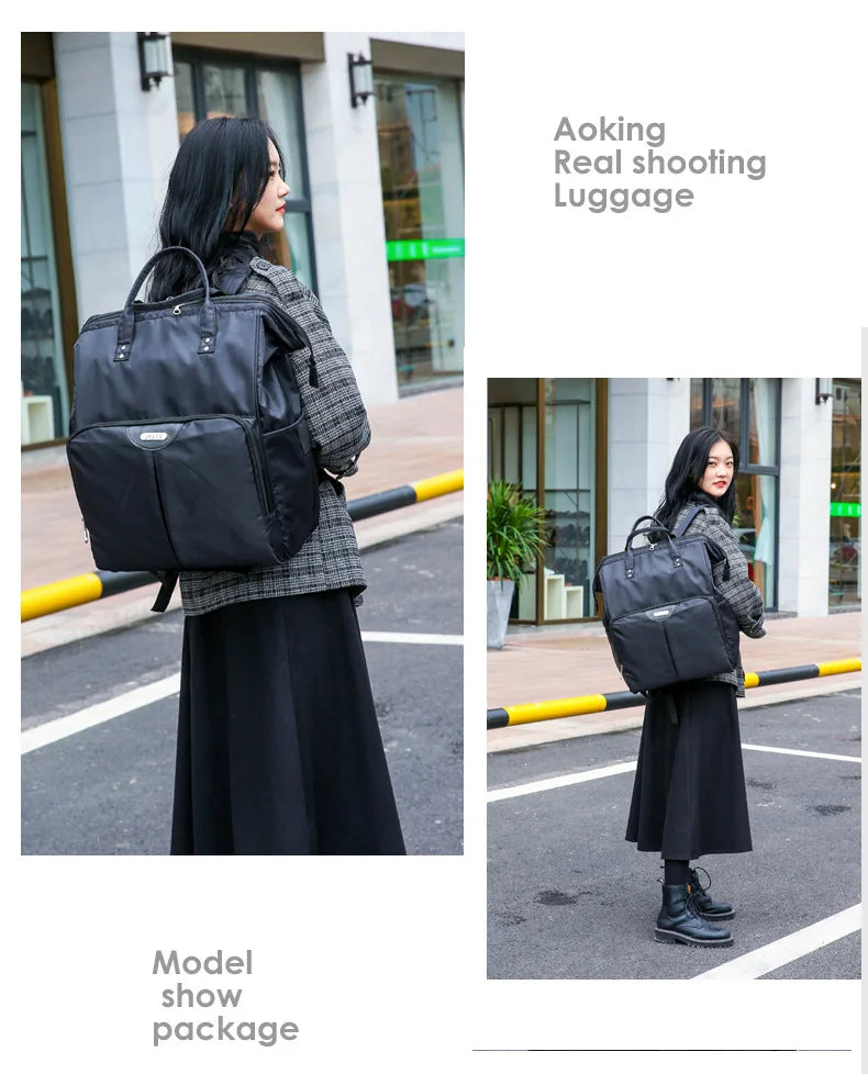 Wheeled bag for travel trolley bags Women travel backpack with wheels Oxford large capacity Travel Rolling Luggage Suitcase Bag