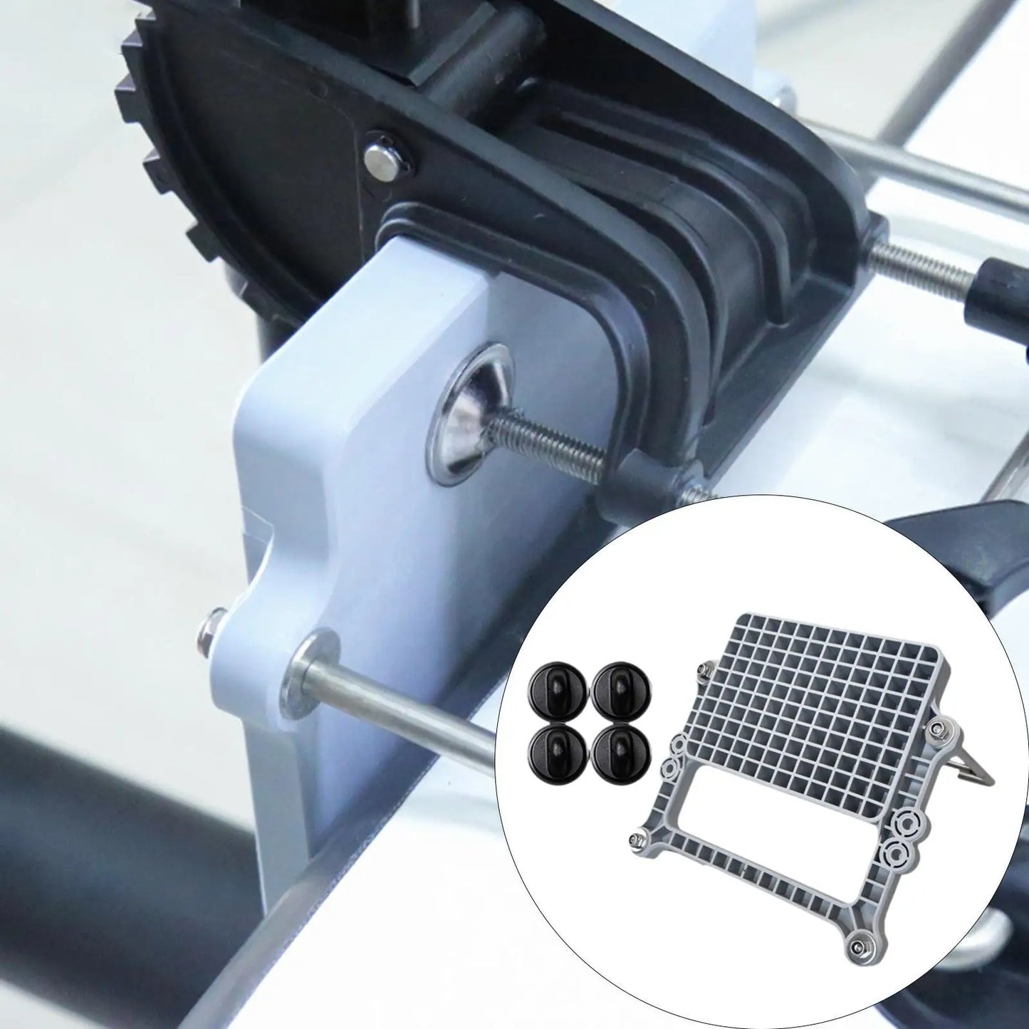 Boat Motor Mount Kit High Performance Outboard Motor Stand for Fishing Kayaks Inflatable Boats Paddle Boards Rubber Dinghies