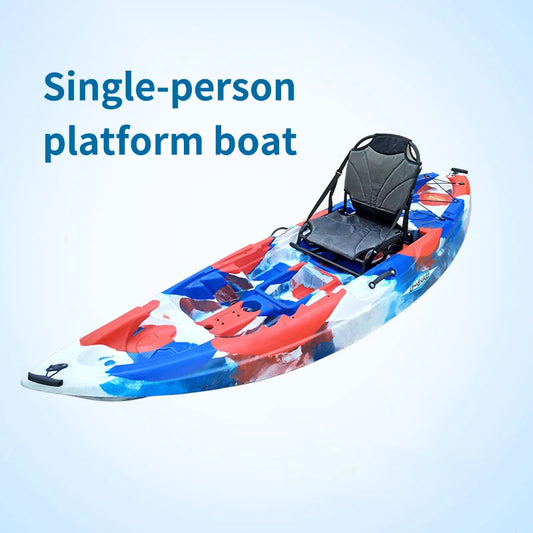 1 Persons Paddle Kayak Sport Fishing Kayak Pedal For Lakes & Rivers