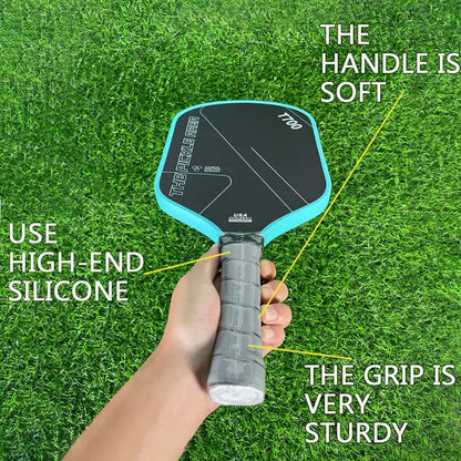 LEATOU 16MM T700 Pickleball Paddle Carbon Fiber Pickleball Racket USAPA Approved Durable Professional Game Supplies