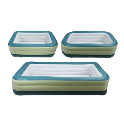Blow Up Swimming Pool Multifunctional PVC Thickened Foldable Portable Large Capacity Inflatable Pool for Adults for Backyard
