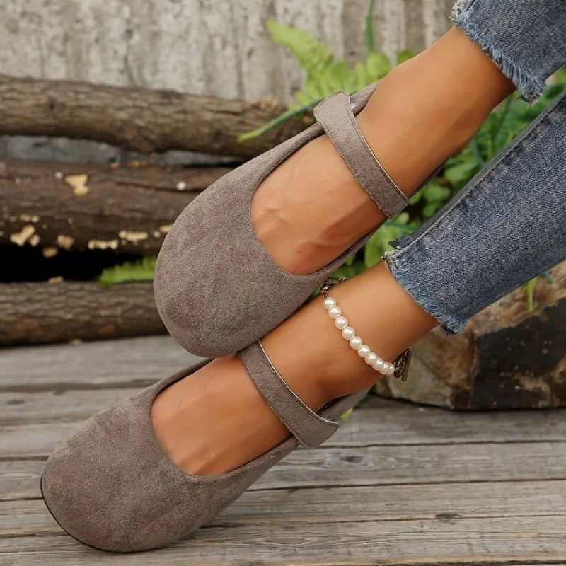 Shoes Woman Flats Round Toe Casual Female Sneakers Dress Nurse Comfortable New Summer Solid Rubber PU Fabric Leisure Fretwork