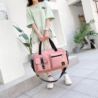 Large Crossbody Duffle Fashion Women's Travel Bag - Casual Sport Shoulder Handbag for Men Quality Luggage Bag