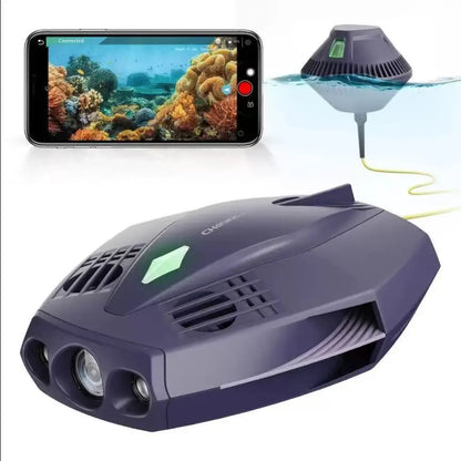 HD Underwater Dro-ne Remote Control Multi-Visual Chasing Dory Diving Photography Underwater Ro-bot