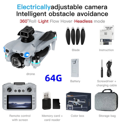 2026 Drone  Optical Flow Drone with Camera HD Camera Foldable Brushless Dron Helicopter WIFI Aerial Photography