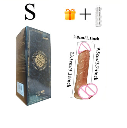 A Dildo Suitable for Beginners Butt Plug Realistic Adult Sex Toys with Strong Suction Cups, Anal Dildos  for Women and Couples