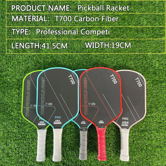 LEATOU 16MM T700 Pickleball Paddle Carbon Fiber Pickleball Racket USAPA Approved Durable Professional Game Supplies