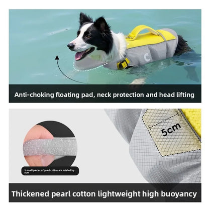 Dogs Life Jacket Enhanced Buoyancy Summer Seaside Swimwear Safety Vest Surfing Protection Products Pet Life Jackets Accessories