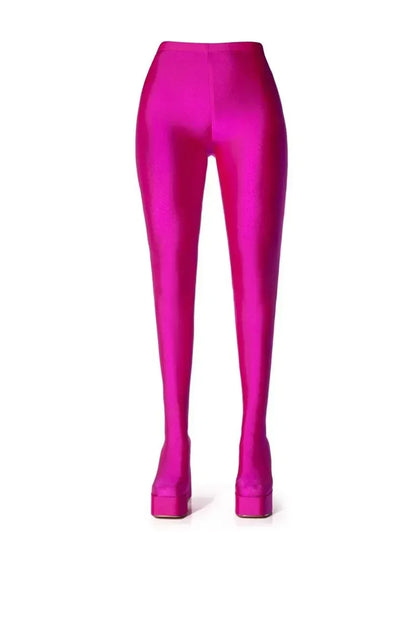 2024 New Pants Jumpsuit Boots Elastic Cloth Boots Racing Party Super Cool Square Head Waterproof Platform Thick Heel Boots 35-46