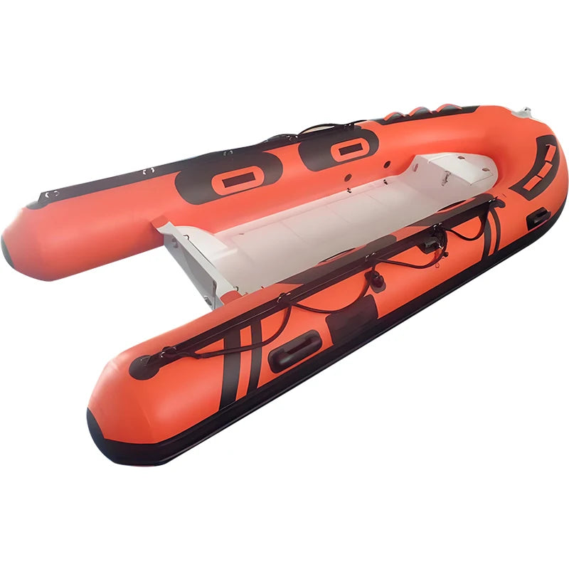 9ft-13ft Outdoor Drifting Rib Boat 300 390 Semi-Rigid Aluminum/Hypalon/PVC Inflatable Dinghy Orca